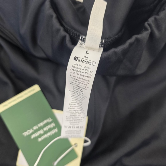 Halara Sweatpants Womens L Tall Black Wide Leg Elastic Waist Yoga Athletic - Picture 9 of 12